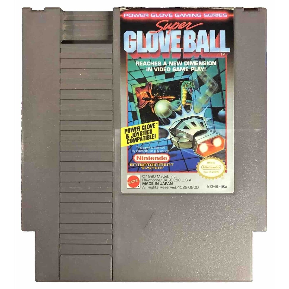 Super Glove Ball Nintendo NES Authentic Game Cartridge Loose Tested Working